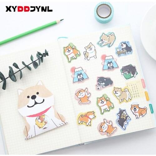 1pack/30pc Cute Dog Stickers Stationery Creative DIY Diary Scrapbook Decoration Sticker Pack Kawaii Papeleria