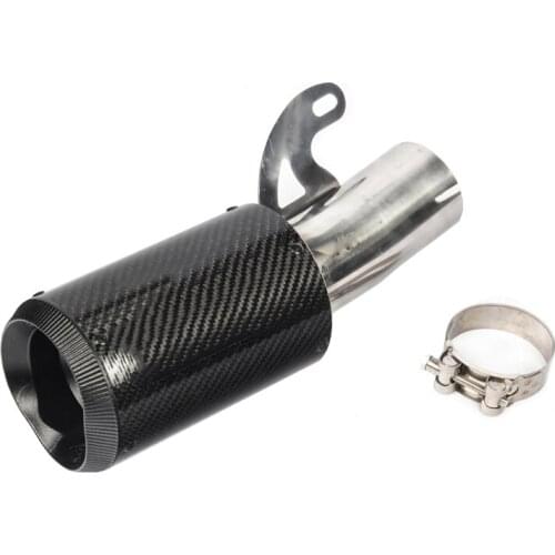 2010-2014 S1000R Motorcycle Exhaust Tail Pipe for BMW Slip On 60 mm Escape No DB Killer Carbon Fiber Pipe with Mid Middle Pipe