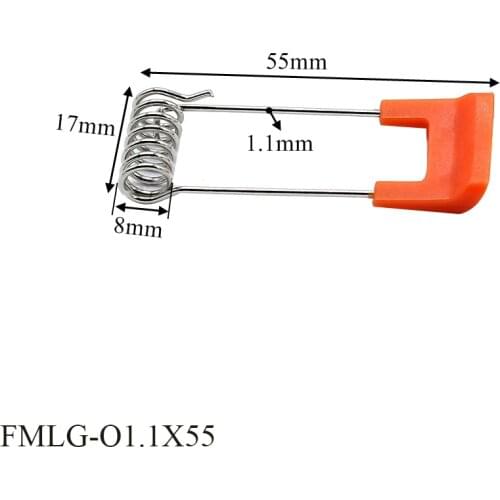 4pcs Manufacture 45-65mm length downlight metal snap fit springs clip for recessed lighting