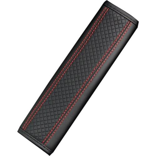 Automobile Seat Belt Safety Belt Shoulder Cover Fiber Leather Protection Seat Belts Padding Pad Auto Interior Access