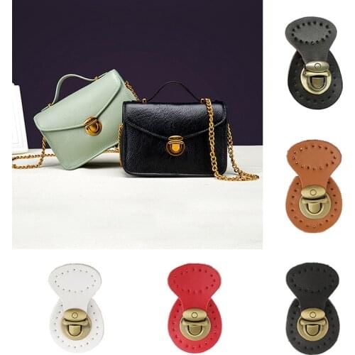 DIY Leather Bag Lock Fasteners Magnetic Button Snap Buckles For Handmade Shoulder Crossbody Bag Handbag Clasp Replacement