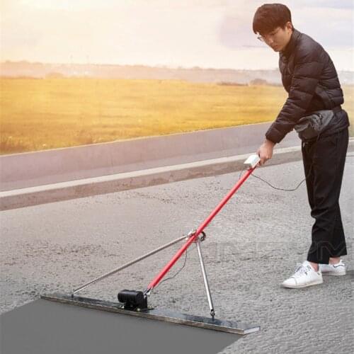 Electric Concrete Polisher Concrete Leveling Ruler Vibration Finishing Large Trowel Concrete Floor Vibration Leveling Machine