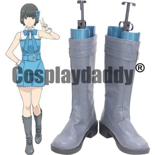 If My Favorite Pop Idol Made It to the Budokan, I Would Die Oshibudo ChamJam Sorane Matsuyama Anime Cosplay Shoes Boots X002
