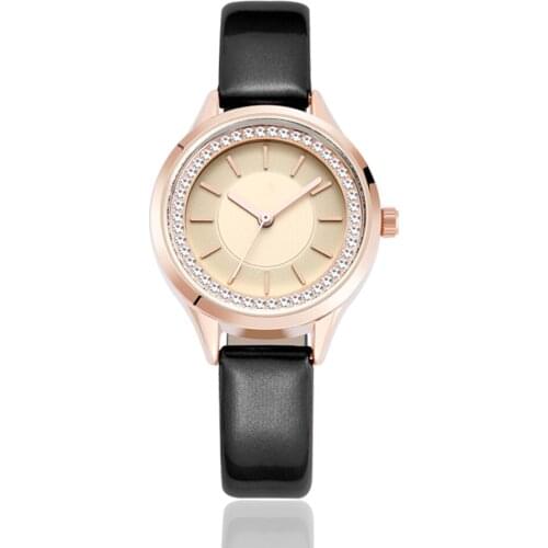 Fashon women brand watches leather strap casual wristwatches NO.2