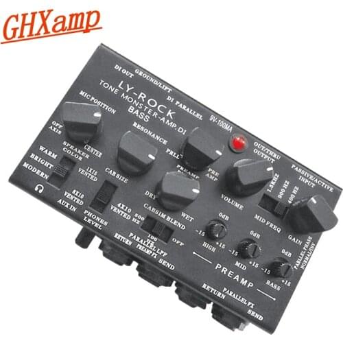BASS Cabinet Simulation DI Pedal BASS GUITAR PREAMP BLEND Audio source IN Headphone output Dry and wet signal output function