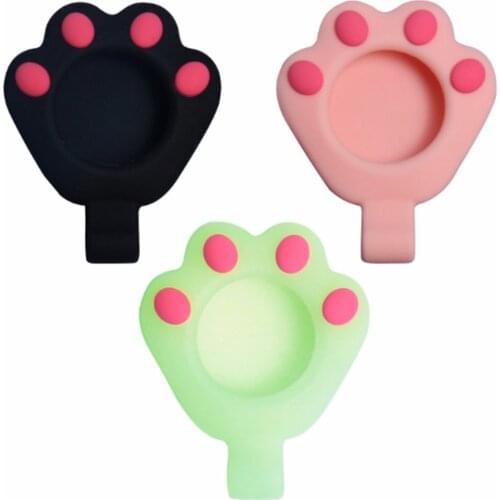 3pcs Soft Silicone Case For Apple Airtag Tracker Protective Cover Cat Paw Safety Anti-Lost Cover Key Shockproof Case