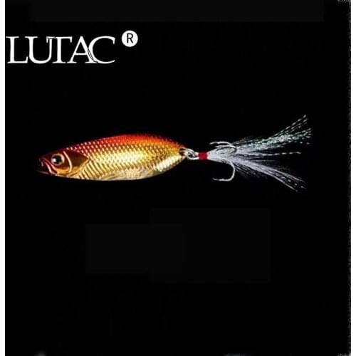 LUTAC fishing lure spoon metal lure casting Chinese fishing bait spoon lure