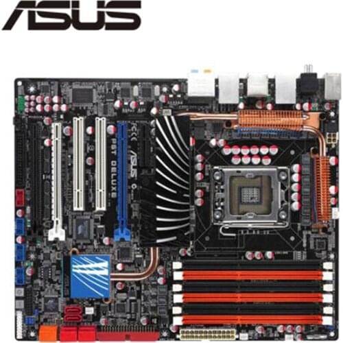 For ASUS P6T Deluxe Used original motherboard Socket LGA 1366 DDR3 X58 X58M Desktop Motherboard