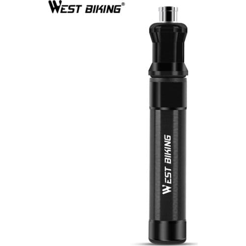 WEST BIKING Mini Bicycle Pump Portable Bike Air Pump MTB Mountain Road Cycling Tire Inflator Schrader Presta Valve Alloy Pump