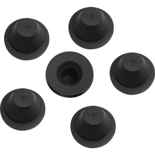 Motorcycle Black Rubber Side Cover Grommets For Harley Touring Road King Electra Glide Ultra 1996-2007 New