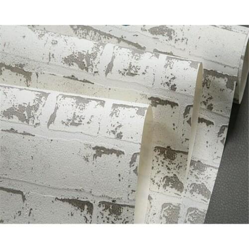 Beibehang Modern home background wall 3d wallpaper Non-woven brick wallpaper floor bedroom living room wall 3d wallpaper 10 m