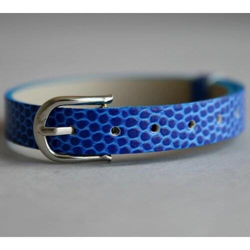 [wamami] Blue Serpentine Synthetic Leather Strap/Belt 1/4 MSD DOD BJD Dollfie