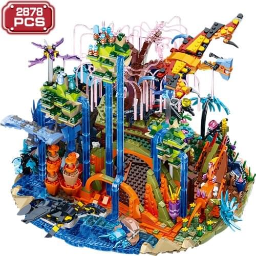 High-Tech 2878pcs Assembly Model Building Blocks Creator Famous Movie Scene Fantasy Wonderland Model DIY Bricks Toy For Friends