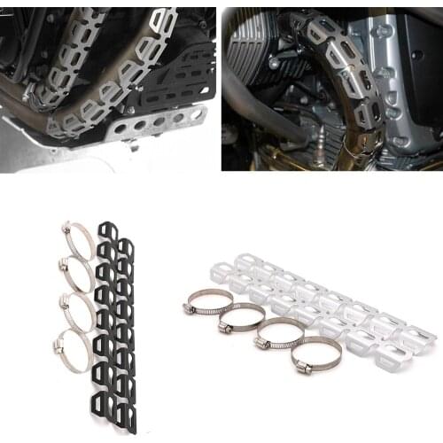 Motorcycle Exhaust Heat Shield Muffler Pipe Heat Shield Guards Cover Heel Guard Protection For BMW R1200GS F800 F700 F650 GS GT