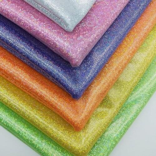 100cm*150cm/pc Laser Cloth Colorful Bright Clothing Dress Sewing Fabric Stage Photo Shiny Fabric DIY Sewing Accessories