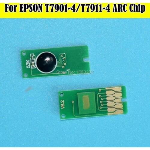 4 Piece/Set Permanent ARC Chip For Epson T7901 -T7904 T7911 -T7914 For Epson WF-4630 WF5110 WF5190 WF5690 WF4640 WF5620