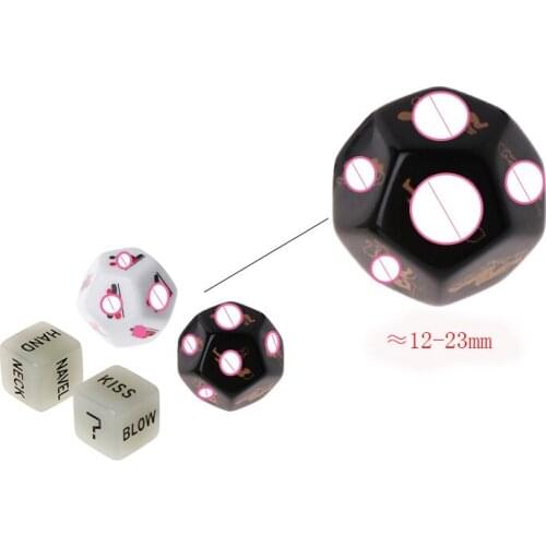 4pcs/set Sides Sex Funny Dice Game Toy Set Adult Couple Bachelor Party Gift Love