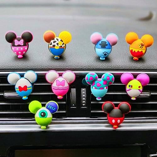 Cute Mouse Car Perfume Air Freshener Cartoon Mouse Car Air Vent Clip Soft Plastic Cute Auto Accessories Interior Aromatherapy