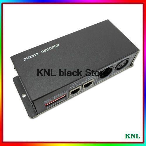 DMX512 Decoder DC 12V-24V 4A*3 Channel RGB Strip Lights DMX Interface Led Driver DMX Signal to PWM Signal Led Dimming Controller