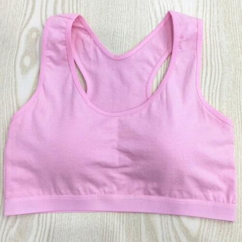 Kids young girls bras underwear baby vest sport training teenager bras