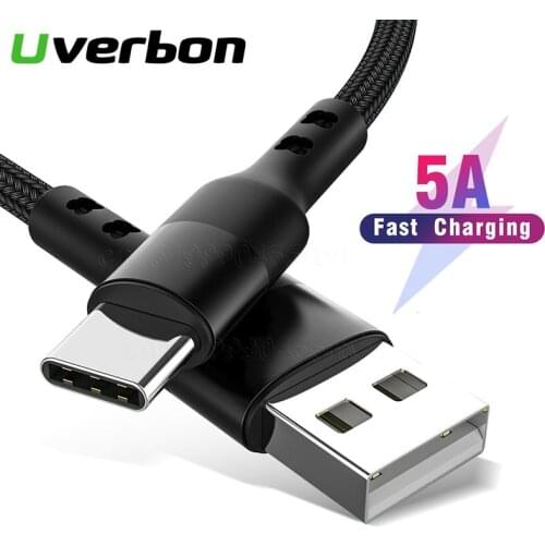 Fast Charging USB Type C Cable 5A USB C Cable Type C cable for Huawei Data Cord Charger USB Cable C For Samsung S20 S10
