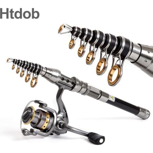Carbon Fishing Rod Telescopic Fishing Rod Super Light Hard Fishing Rod 1.5M/1.8M/2.1M/2.4M Stream Rod Sea Fishing Rock Fishing
