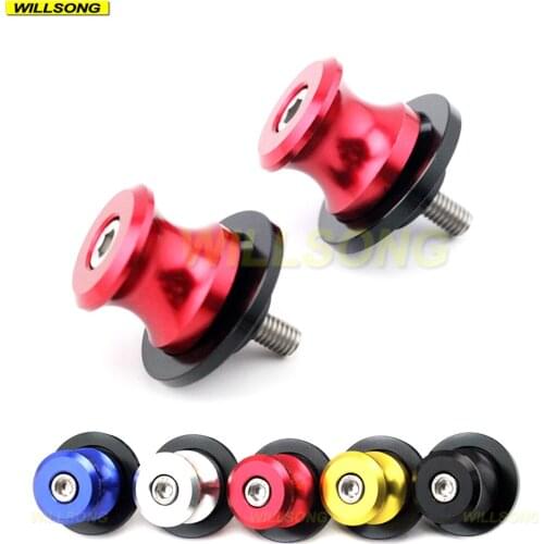 Swingarm Spools Crash Slider Chain Adjuster Stand Screw For DUCATI 899 959 1199 1299 Panigale MONSTER 821 Motorcycle Support 6mm