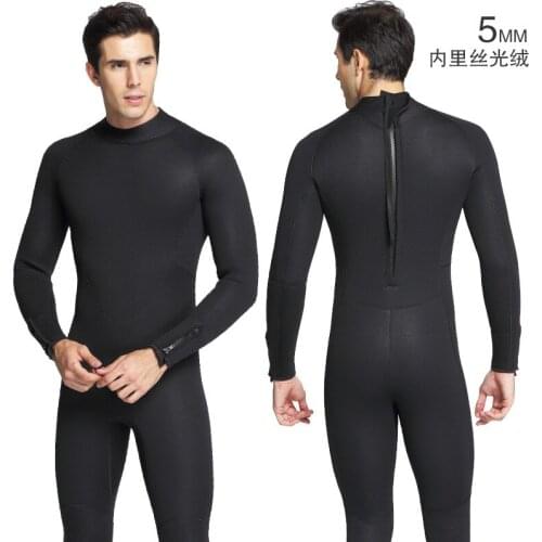 Male Professional 5MM Neoprene Scuba UnderWater Spearfishing Diving Suit Men Snorkeling Jump SwimWear Surfing Snorkeling Wetsuit
