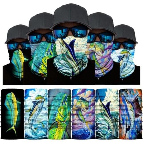 The new headscarf magic riding head cover outdoor sunscreen mask fishing marine fish