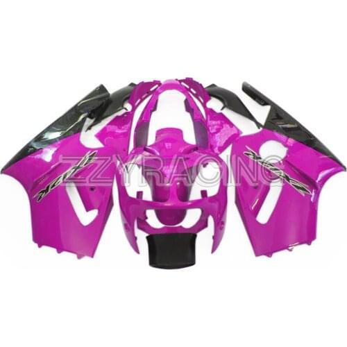 Complete Fairings Fit for Kawasaki ZX12R 2000 2001 ZX-12R 00 01 Injection ABS Plastic Motorcycle Bodywork Candy Pink Black