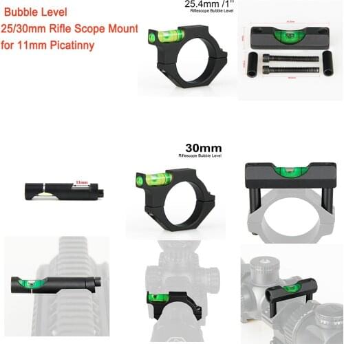 PPT Bubble Level Airsoft Guns Rifle Scope Mount 6063 Aluminum Alloy 25.4MM RIFLESCOPE TUBE BUBBLE LEVEL OS33-0103