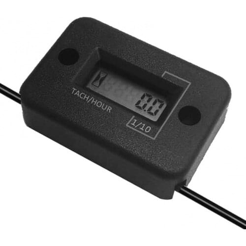 50% Hot Sales Motorcycle Digital LCD Display Engine Tach Hour Meter Timer Tachometer Gauge