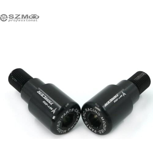 Handlebar Grips For YAMAHA MT-09 MT09 TRACER 2015-2016 Motorcycle Accessories Bar Ends Hand Grip plug Slider Caps End