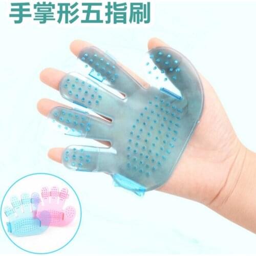 Dog Bath Brush Cat Palm-Shaped Brush Hand Comb Bath Massage Pet Brush Pet Supplies Bath Gloves