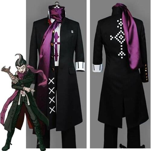 Super Dangan Ronpa 2 Cosplay Danganronpa Gundam Tanaka Cosplay Costume Uniform Outfit Suit Coat Halloween Costumes
