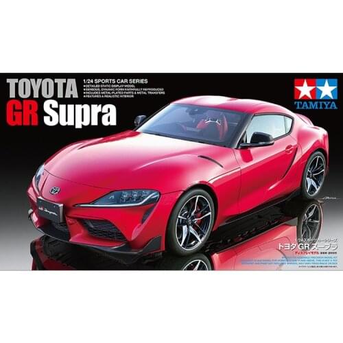 1/24 Tamiya Plastic Assembly Car Model Toyota GR Supra 2020 DIY Assembly Kit #24351