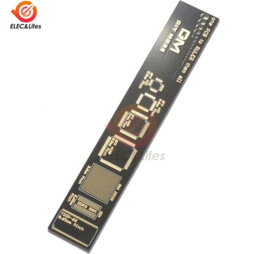 15cm PCB Ruler Measuring Tool For Electronic Engineers For Geeks Makers Fans Resistor IC PCB Reference Ruler PCB Packaging Units