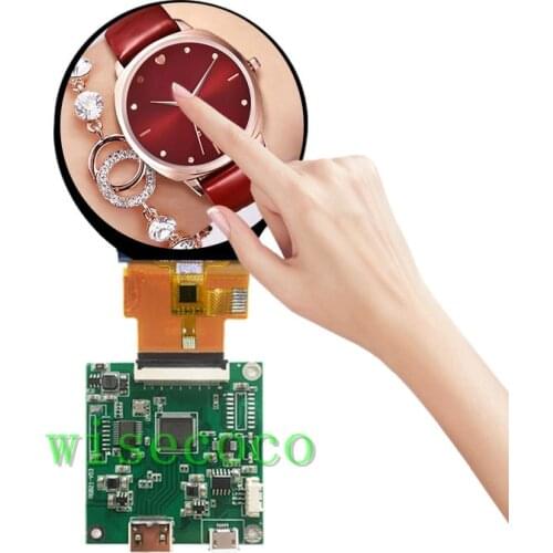 2.1 inch Round 480X480 Circle MIPI IPS LCD Display Capacitive Touch Module Monitor Screen Controller Board
