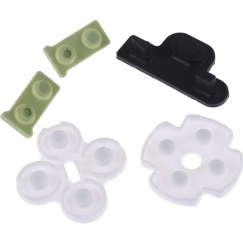 5pcs/set for ps3 Controller conductive rubber soft rubber silicon conductive button pad replacement
