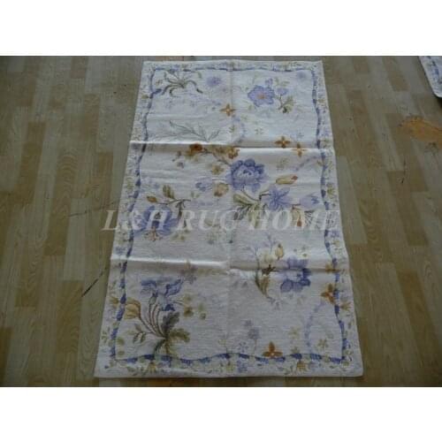 Free shipping 10K 3'x5' handmade needlepoint woolen rugs handmade rug