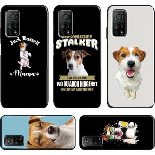 Jack Russell Terrier Face Puppy Dog For POCO X3 Pro F2 F3 M3 Pro Phone Case For Xiaomi Mi 11 Lite Ultra A3 9T 10T Pro Cover