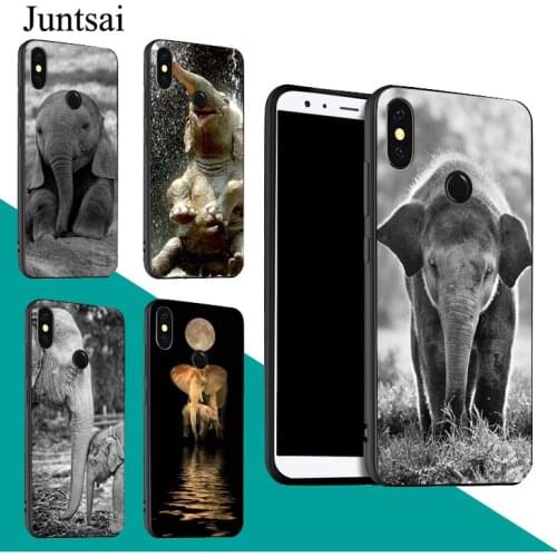 Baby Elephant Moon Case For Redmi Note 9 Pro 9S 8T 8 Pro 9A 9C For Mi 9 9T Note 10 Lite For POCO X3 Couqe