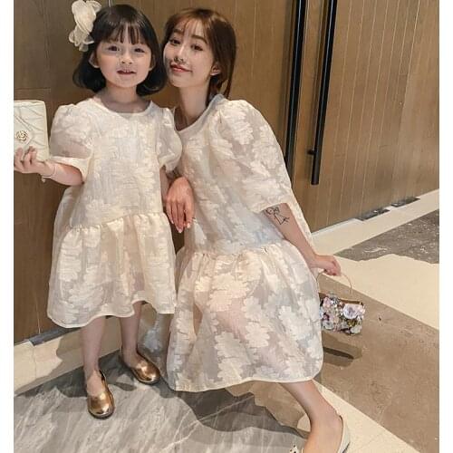 Одинаковые платья для мамы и дочки DOJHON China At AliExpress
