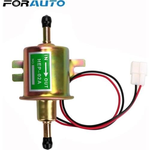 FORAUTO 12V Low Pressure Electric Petrol Pump For Car Carburetor Motorcycle ATV Bolt Fixing Wire Diesel Fuel Pump HEP-02A