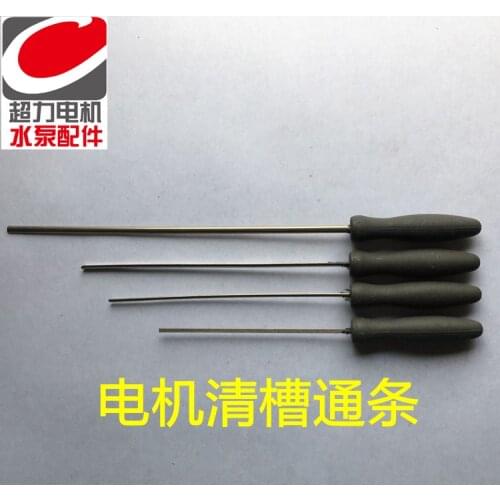 Motor maintenance tools Stainless steel grooves cleaning rod clear needle with handle size:16mm/21mm/24mm/31mm NO.C0189