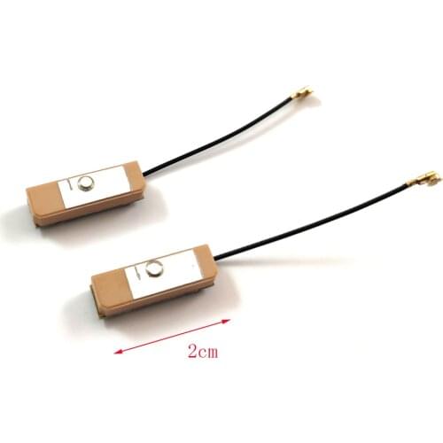 10pcs 1575.42Mhz Ceramic Active Amplification GPS Internal Antenna 3dbi Antenne With ipx Connector 4cm RF1.13 Cable
