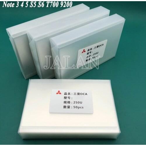 250um OCA Glue For Samsung Galaxy S10E Note 3 4 5 S5 S6 T700 9200 Lcd Screen Glass Repair Use For Mitsubishi Oca Dry Adhesive