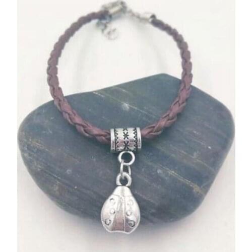 Hot Vintage Lovely Snail Charms Pendant Multicolor Leather Rope Bracelet Holiday Gift New Fashion Jewelry