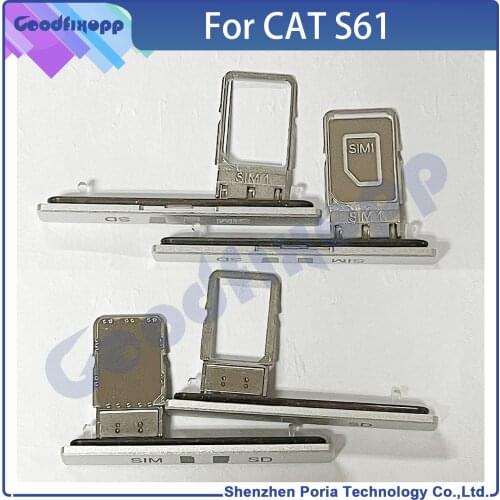 SIM Card Tray For CAT S61 SIM Card Slot Holder Tray Phone Replacement Part Replacing Housing Repair Parts SD Card Slot