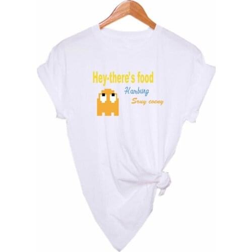 New Harajuku womens T-shirt cartoon printing casual T-shirt summer short sleeve round neck cheap clothing Chinese fashion women